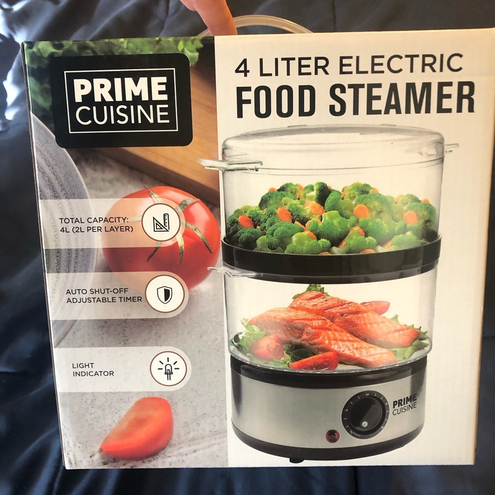 Silver Electric Food Steamer